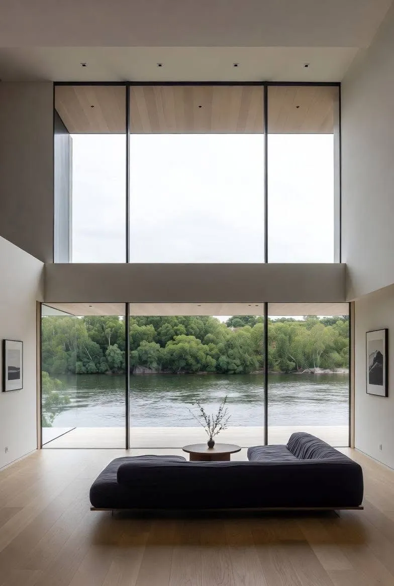 Slimline Aluminium Window Price India - Entrance Glass Wall | Clear View Design | Maximum Glass Area | Best Price | Hyderabad Delhi Bangalore